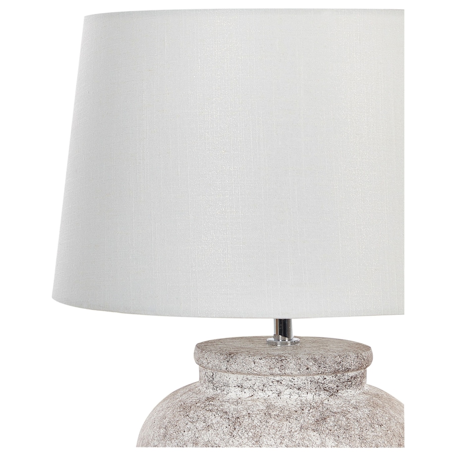 Lampka nocna ceramiczna beżowa MAREB