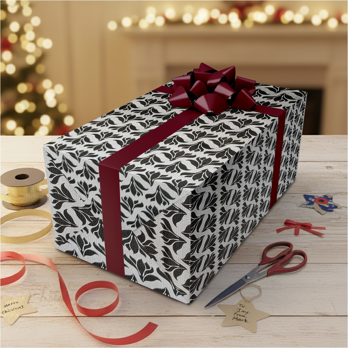 Papier Prezentowy Do Pakowania Prezentów 20 m MEGAROLKA Świąteczny Do Paczek Ozdobny Urodzinowy