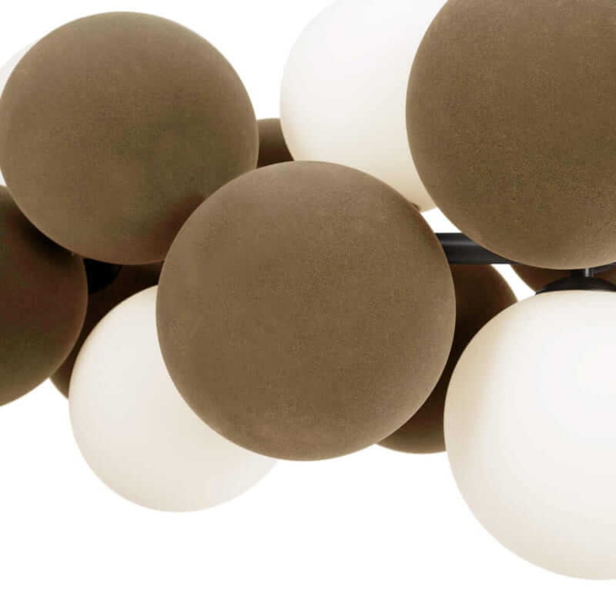 Wisząca lampa molekułowa Vino ABR-GRAPPA-H-B Abruzzo nad stół kule szare białe