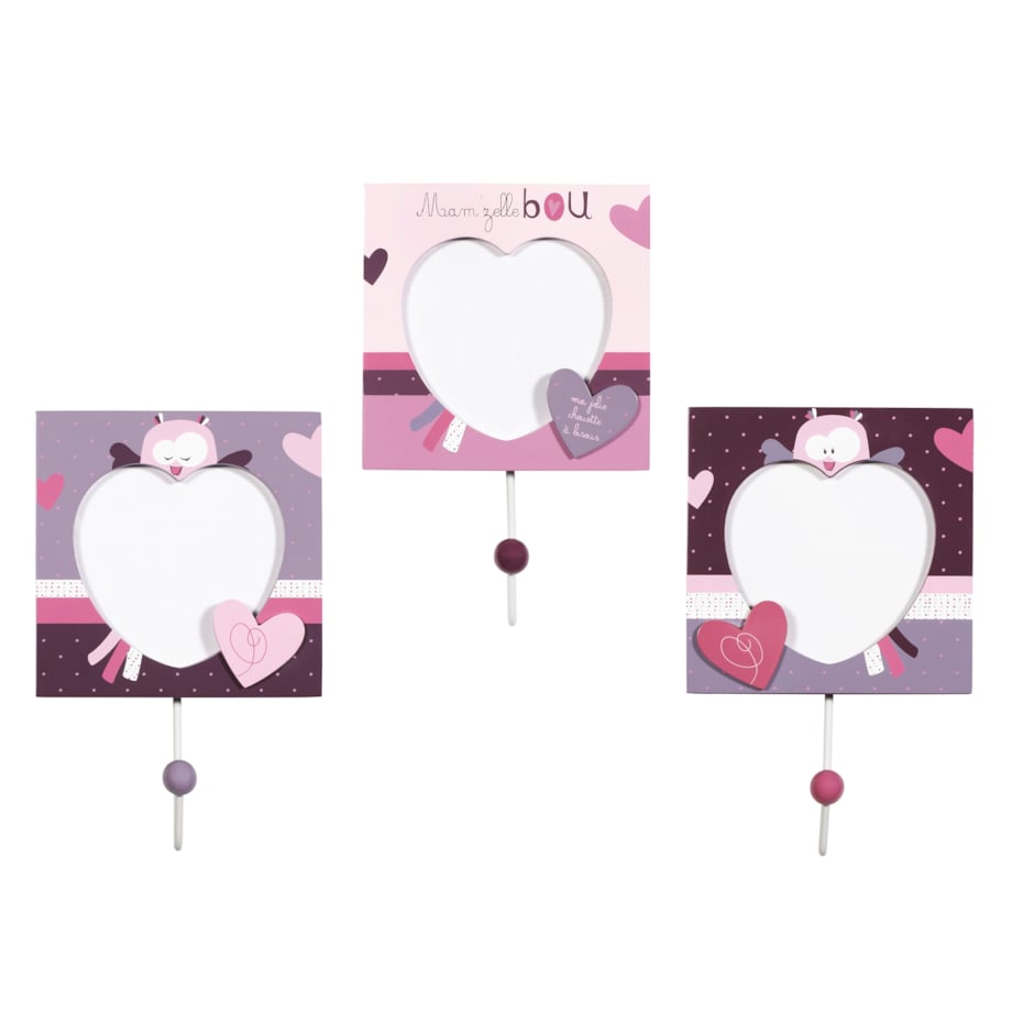 Zestaw 3 wieszaków-ramek MAM'ZELLE BOU Sauthon
