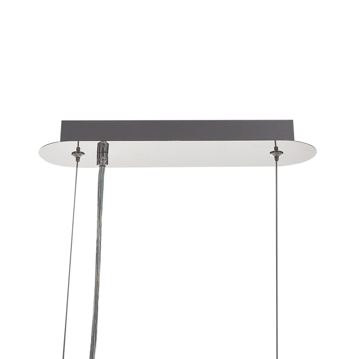 Żyrandol MANDEO Szkło Srebrny