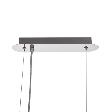 Żyrandol MANDEO Szkło Srebrny