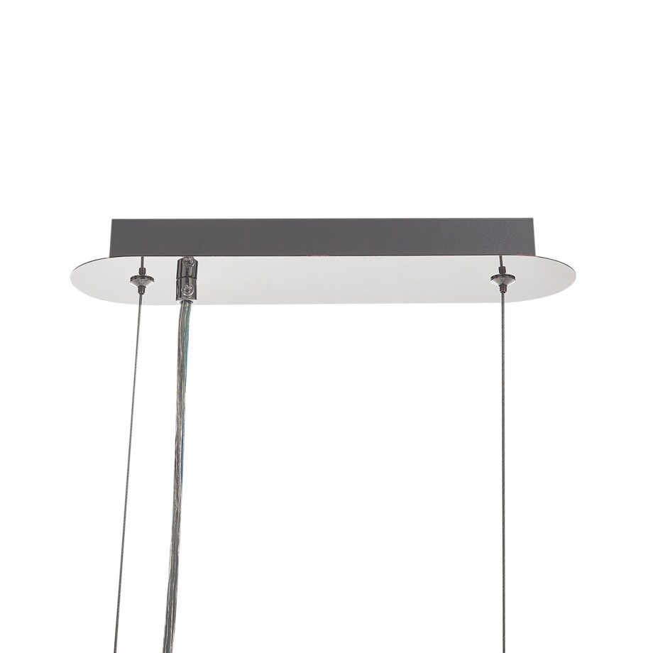 Żyrandol MANDEO Szkło Srebrny