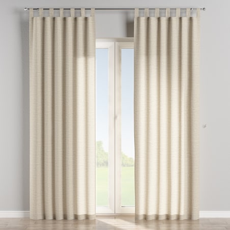 Zasłona na szelkach 1 szt. 130x245 lniany