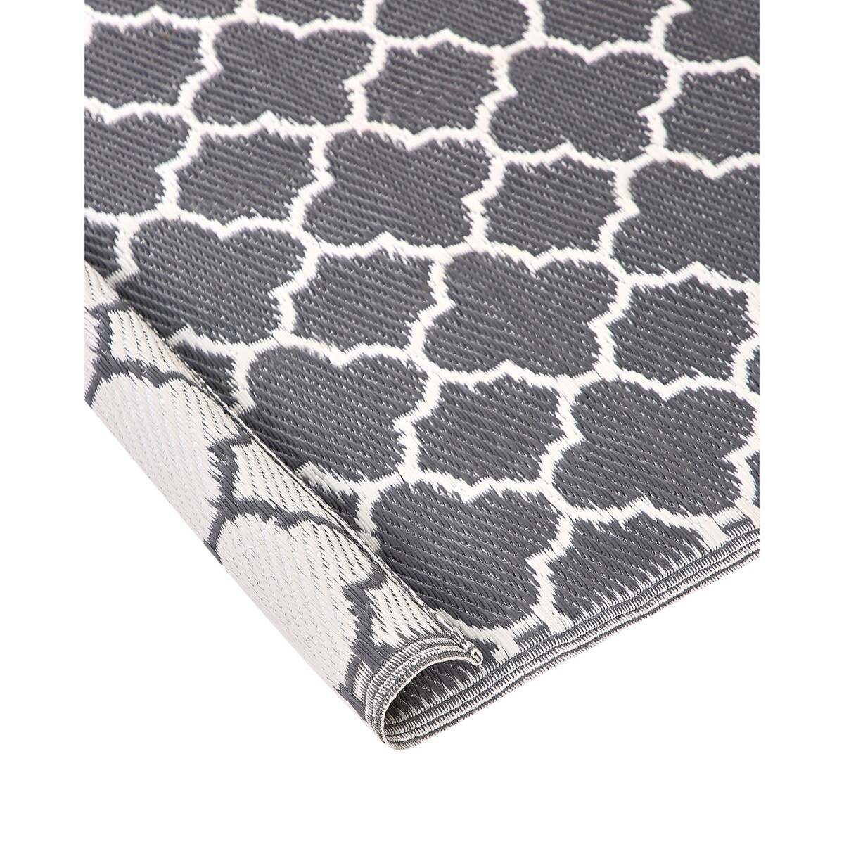 Dywan zewnętrzny 120 x 180 cm szary SURAT