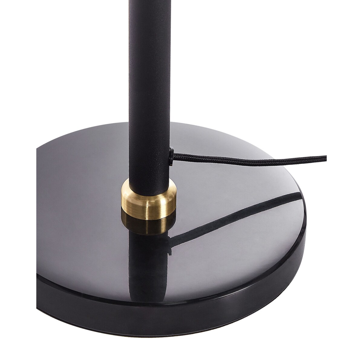 Lampka stołowa metalowa czarna MINIJA