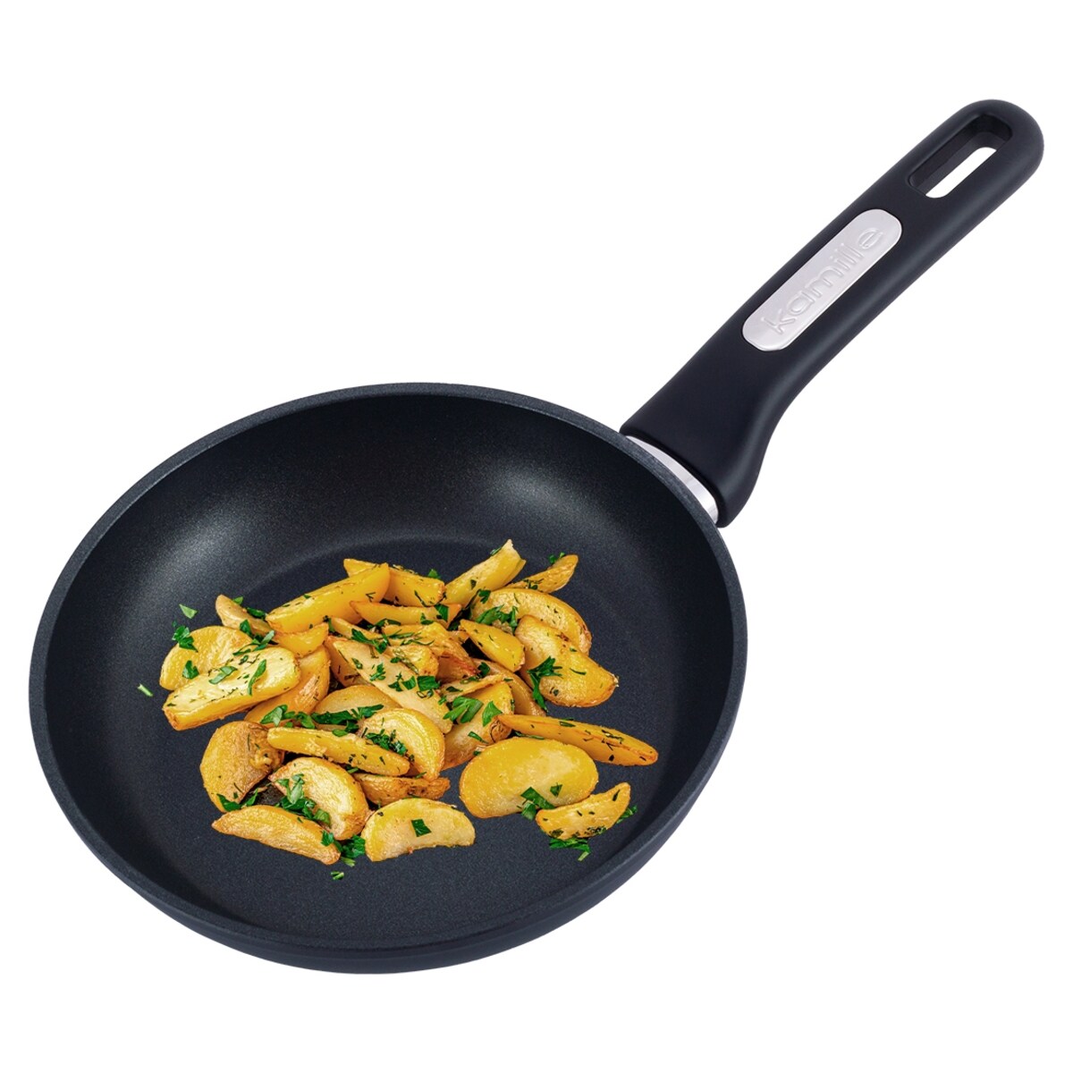 Patelnia 20cm solidna z powłoką ILAG KAMILLE