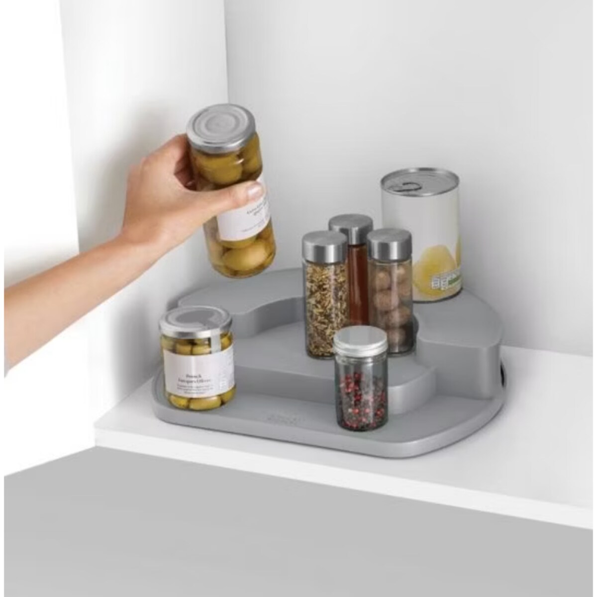 Organizer do szafki kuchennej obrotowy CupboardStore, 6.8 x 33 x 28 cm, Joseph Joseph