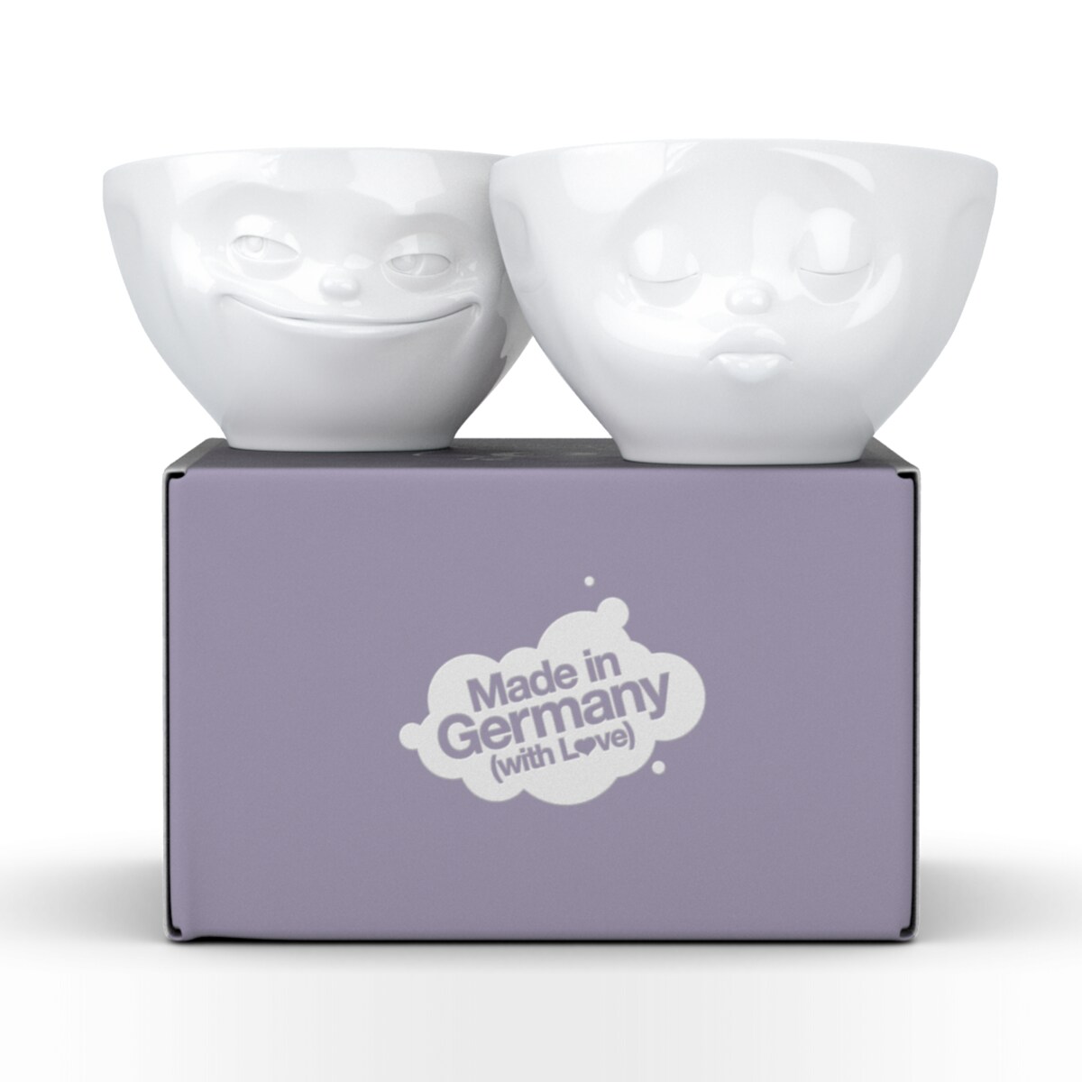 Zestaw 2 miseczek 200 ml Kissing & Grinning