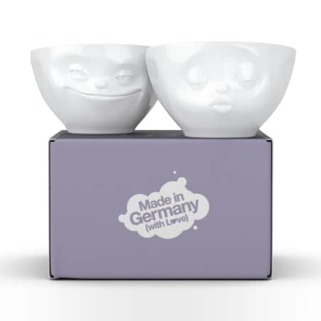 Zestaw 2 miseczek 200 ml Kissing & Grinning