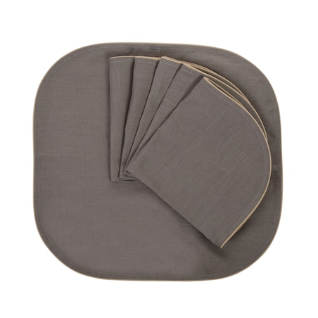 Lniane serwetki Royal Fango – komplet 6 szt.