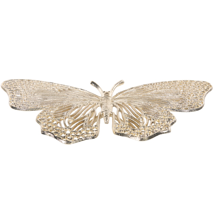 Figurka dekoracyjna Motyl MADIUN Metal Złoty