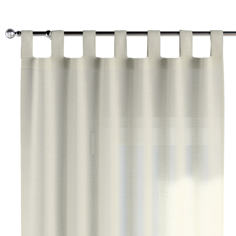 Zasłona na szelkach 1 szt. 130x245 prześwitujący ecru