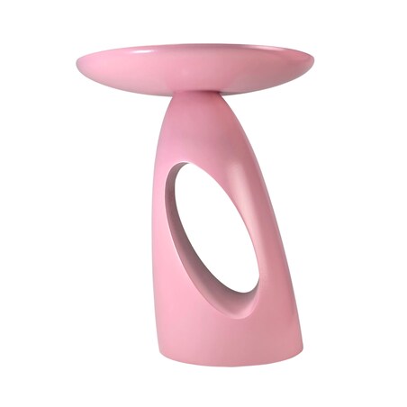 Stolik drewniany różne kolory Island, kolor pudrowy róż