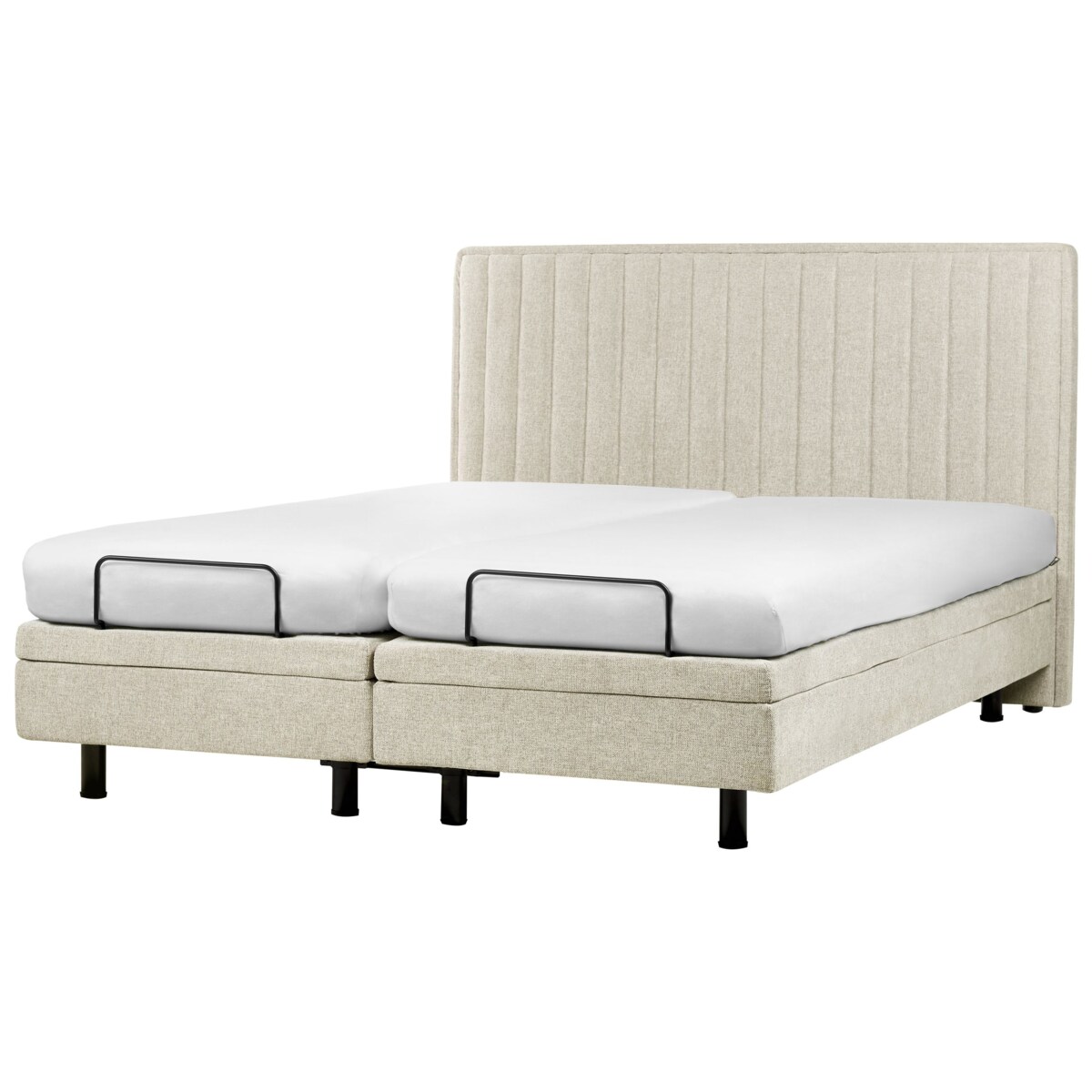 Łóżko regulowane DUKE II 180 x 200 cm Beżowy