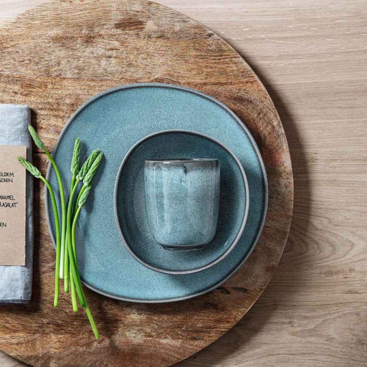 Kubek bez ucha Lave glace Like turkusowy, 400 ml, Villeroy & Boch