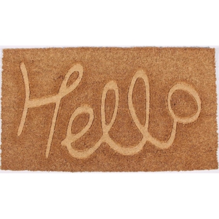 Wycieraczka wejściowa kokosowa Hello