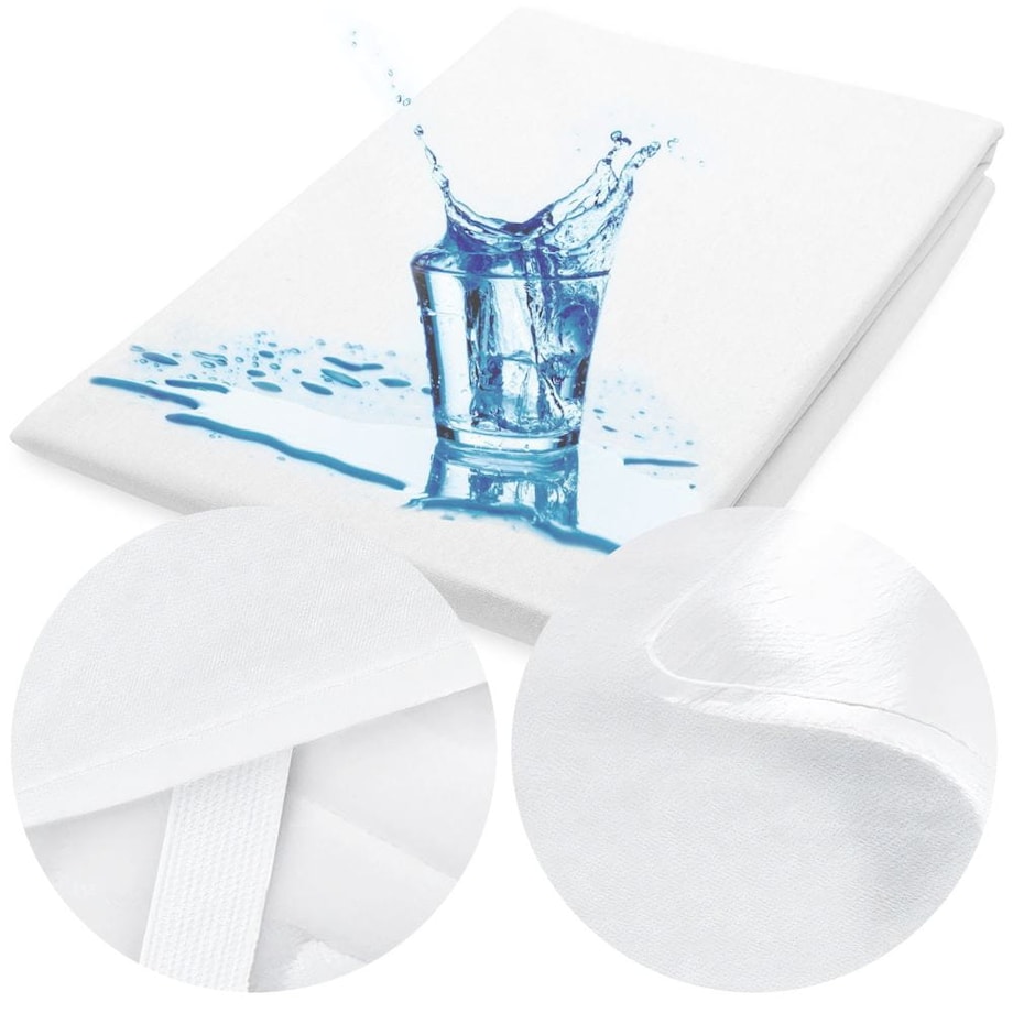 Ochraniacz na materac wodoodporny, rozmiar 70x140 Jason kolor biały