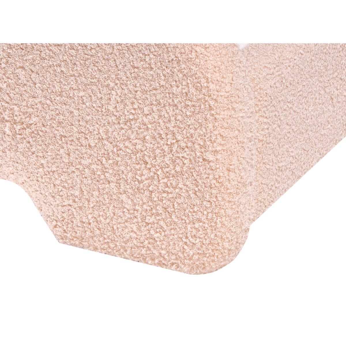 Łóżko Boucle PERROS 90 x 200 cm Beżowy