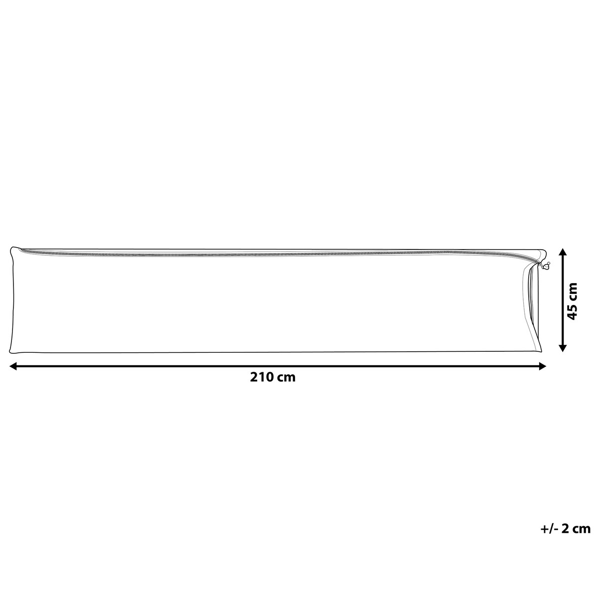 Pokrowiec przeciwdeszczowy CHUVA 210 cm 45 cm 45 cm Szary