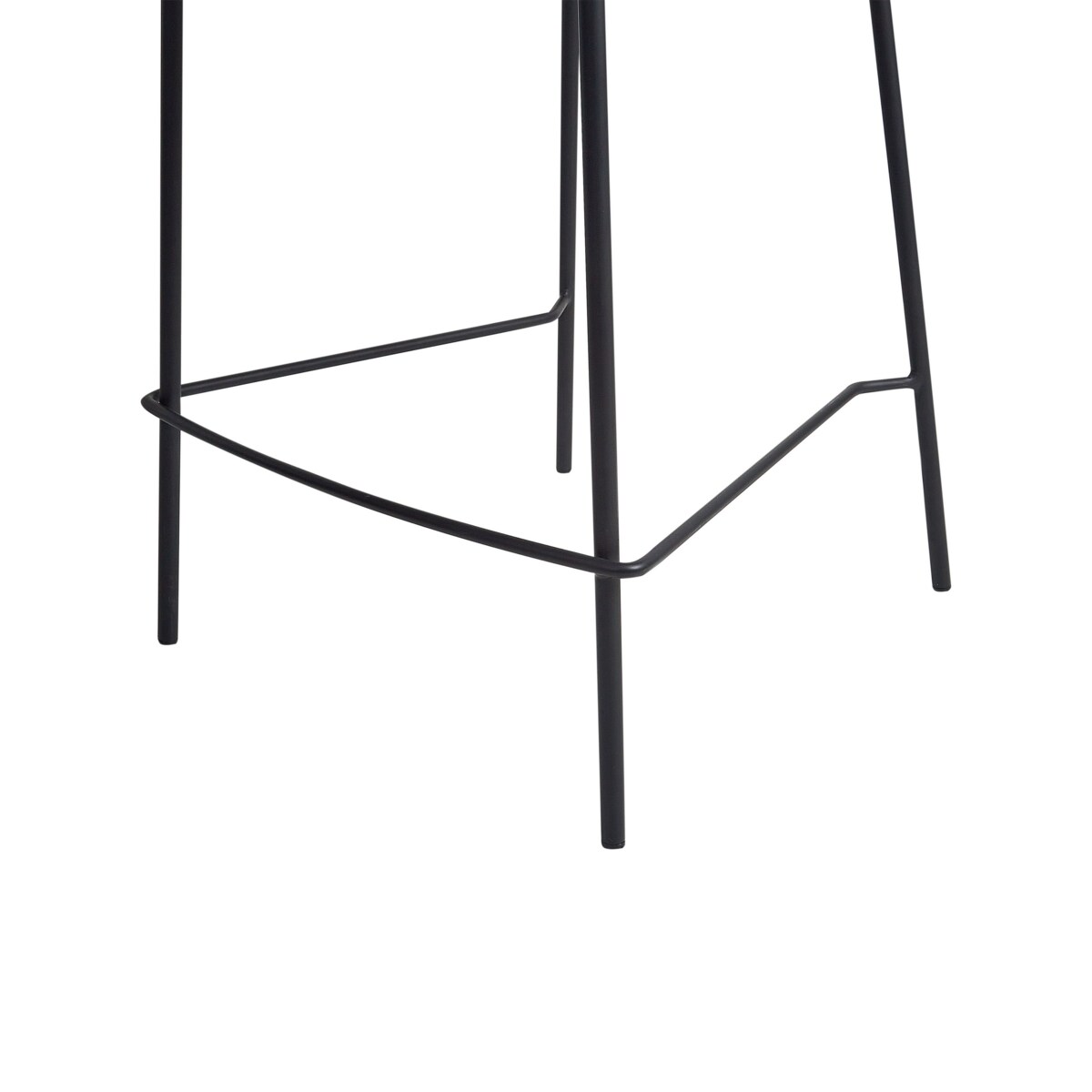 Krzesło barowe Zestaw 2 Welur Oliwkowy DUETTE