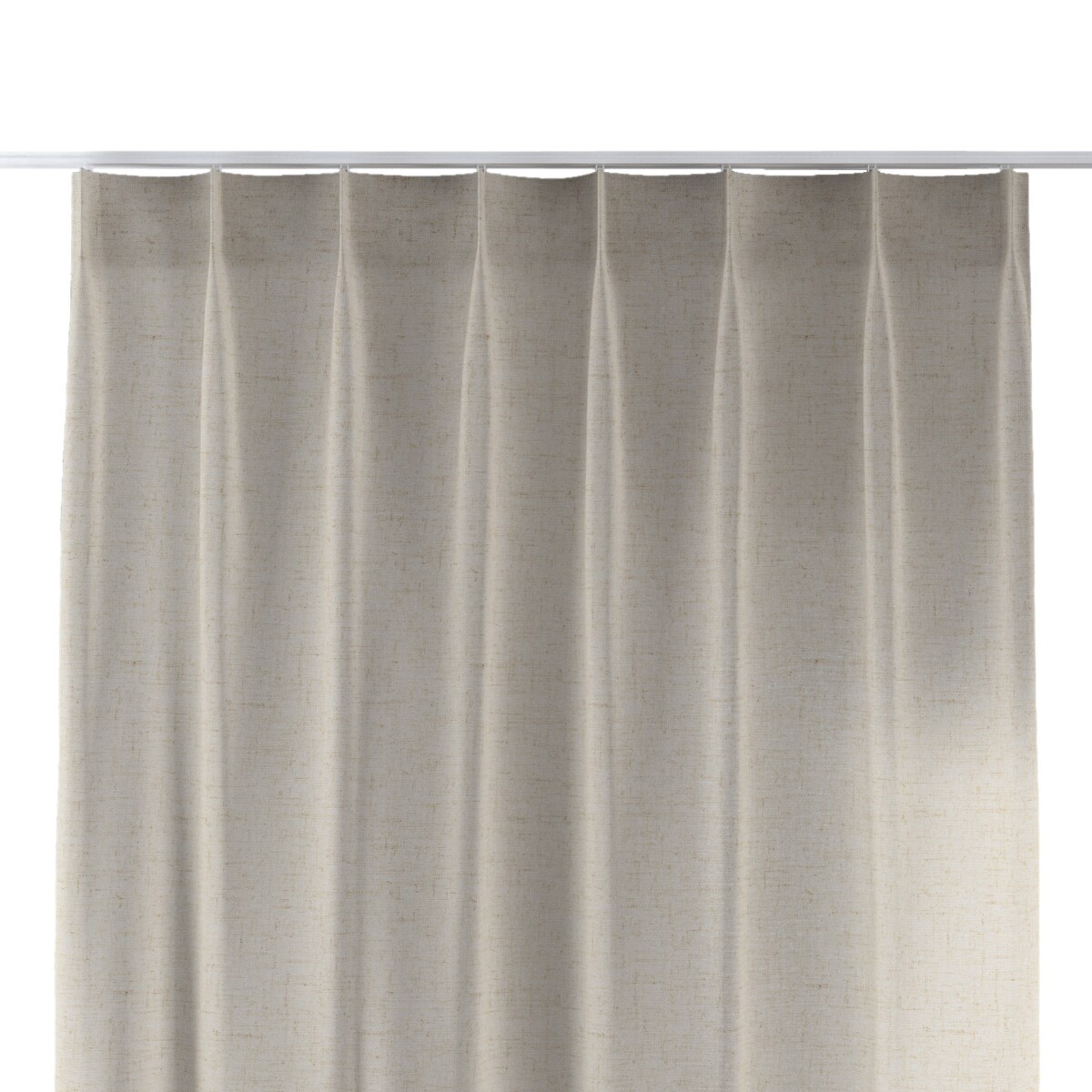 Zasłona na haczykach flex pojedynczych 130x260 beżowy