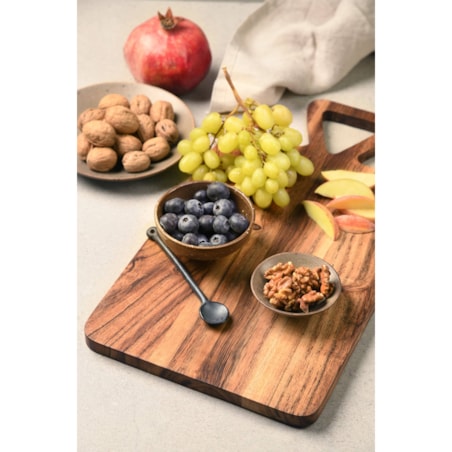 Deska z drewna akacjowego z uchwytem