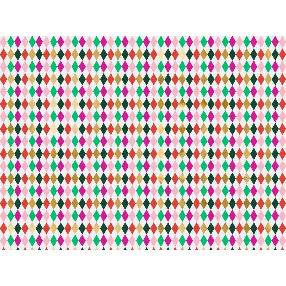 Papier do pakowania - Romby, 70x200cm