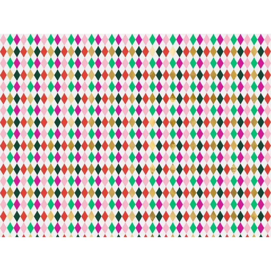 Papier do pakowania - Romby, 70x200cm
