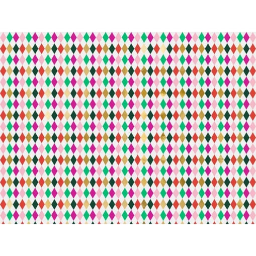 Papier do pakowania - Romby, 70x200cm