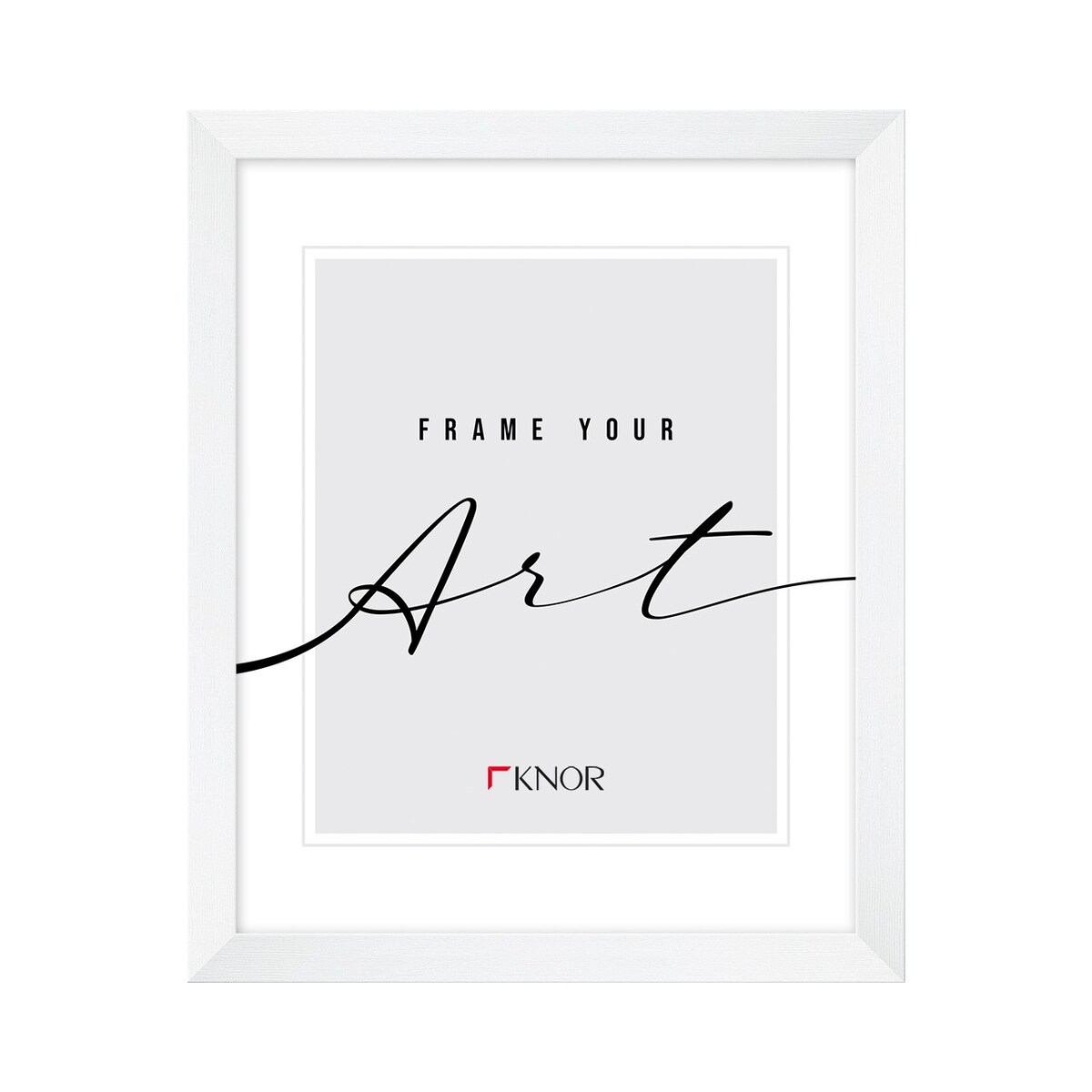 Biała ramka na zdjęcia 18x24 cm, foto rama, szeroka elegancka rama