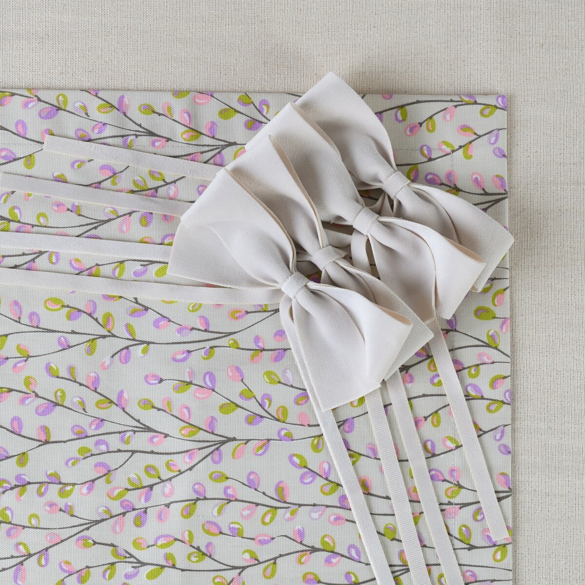 Powlekane podkładki Purple Catkins - 4 sztuki