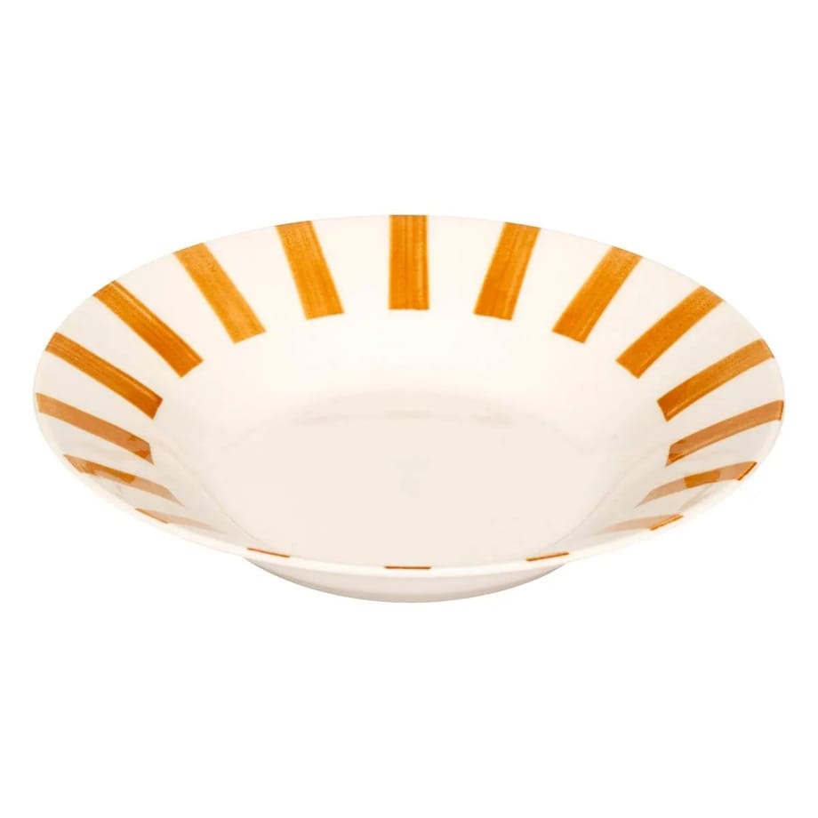 Komplet 6 talerzy głębokich Cheri pomarańczowe Ø20,2 cm