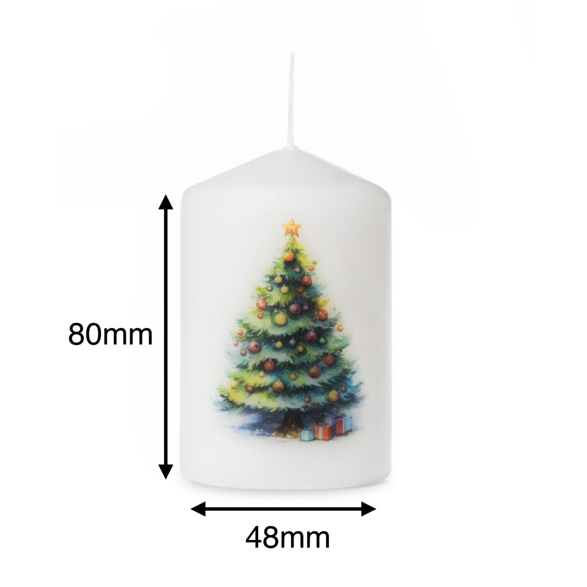 Zestaw świec świątecznych 3 szt. – Choinka, idealne na prezent