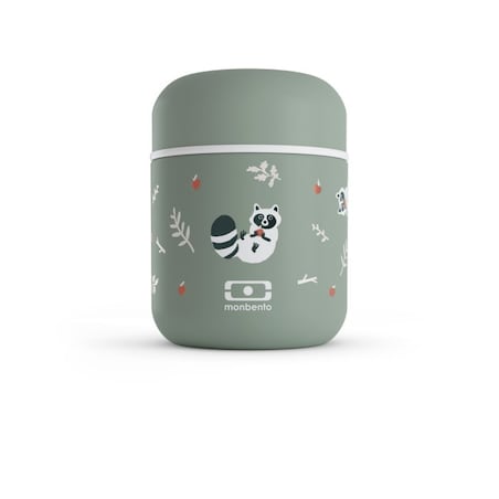 Termos obiadowy dziecięcy Racoon Capsule, 280 ml, Monbento