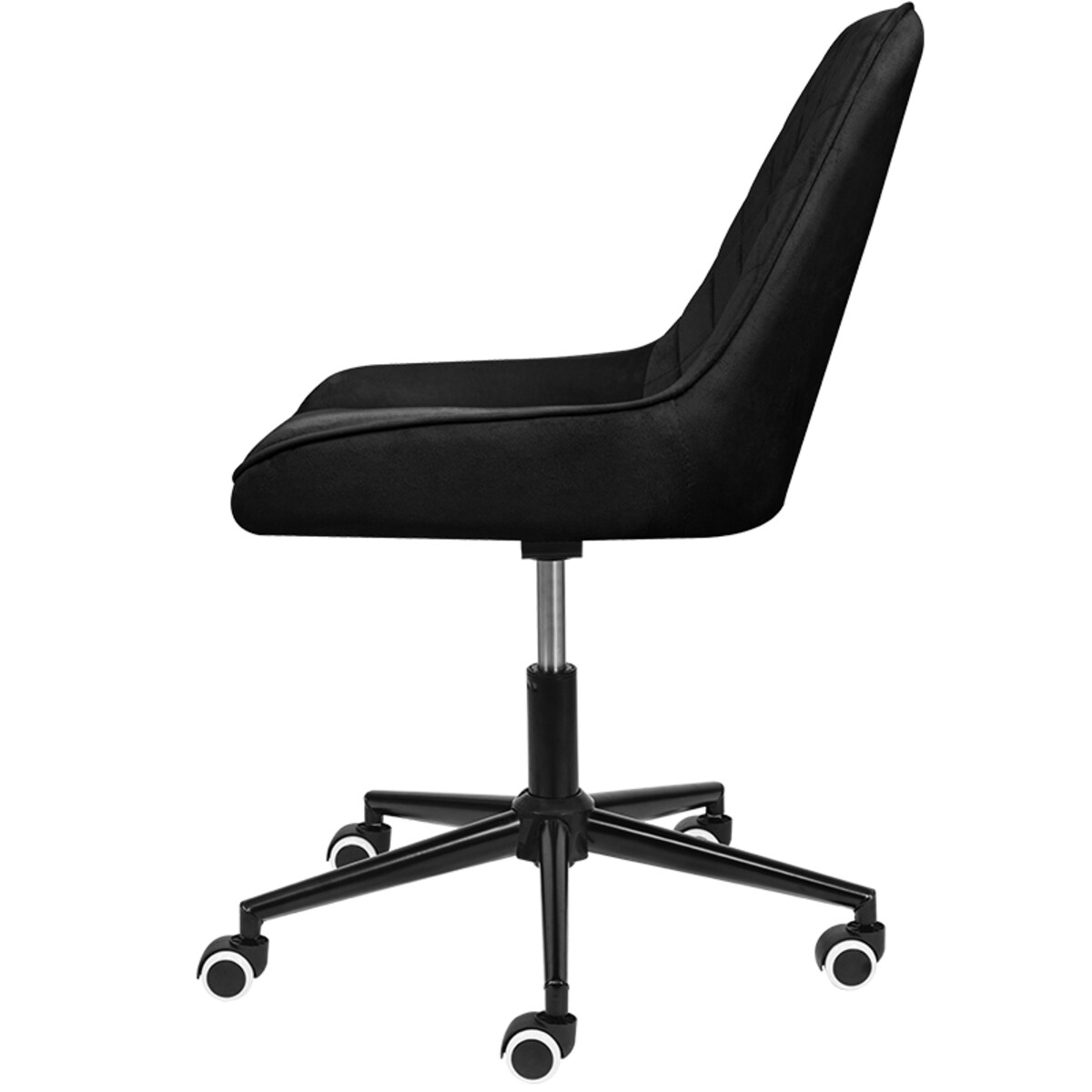 Fotel biurowy krzesło obrotowe regulowane czarne do biurka