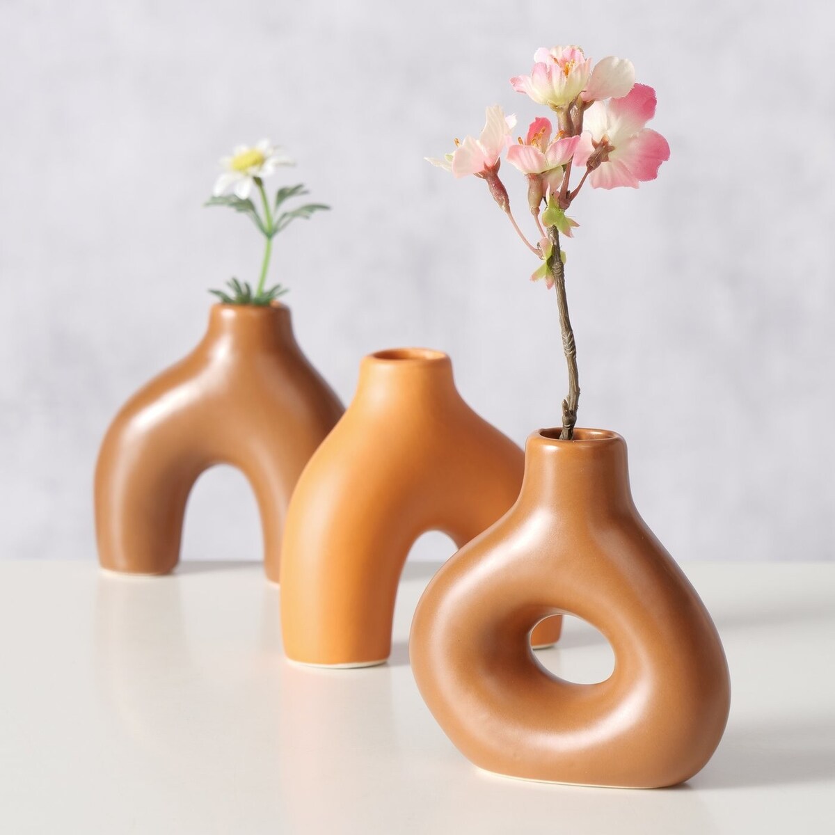 Wazony ceramiczne 10x3,5x10 cm ARTIFICIUM