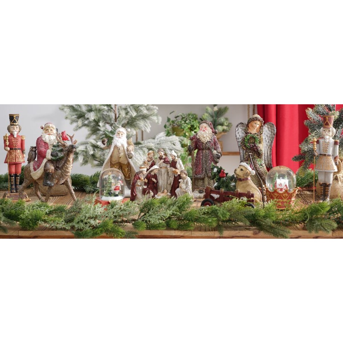 VILLA ITALIA Żołnierzyk świąteczny biały Figurka 31 cm HOLY TIME