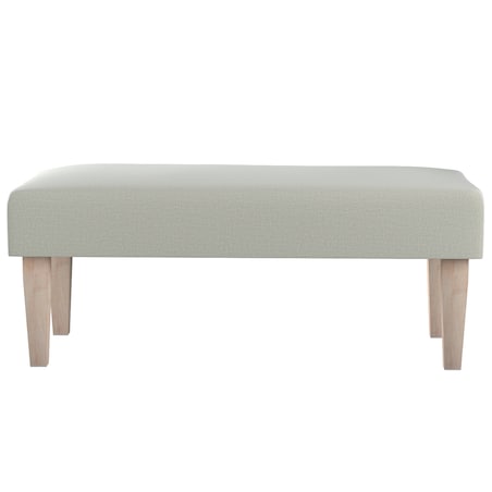 Ławka, pastelowo miętowy welwet, 100 x 40 x 40 cm, Ingrid