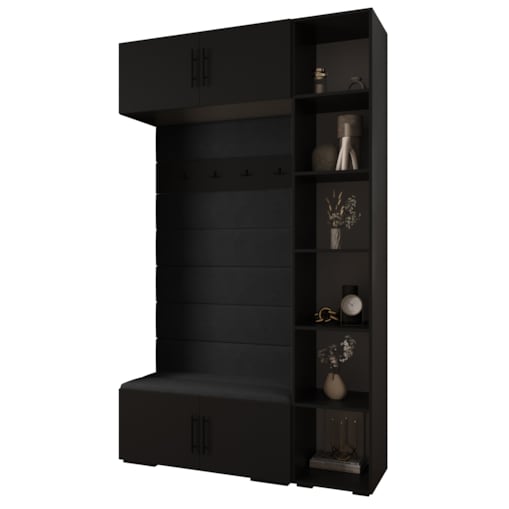 Garderoba do przedpokoju INOVA 3 Z20 czarny+czarny+manila18