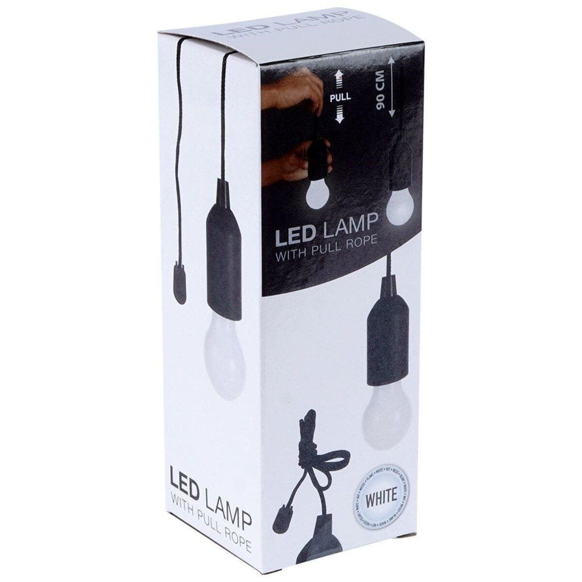 Lampa Wisząca Żarówka na Baterie Led Lampka Ogrodowa na Taras Balkon