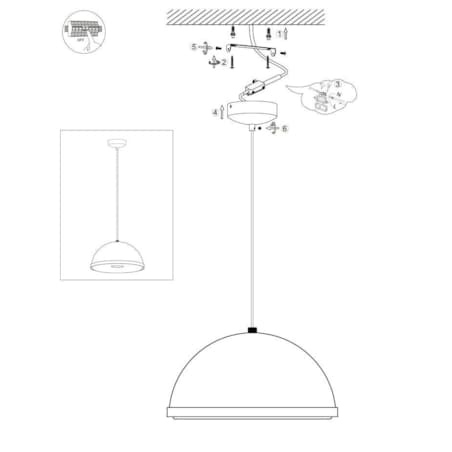 Lampa wisząca aluminiowa Zorania ceglasty brąz Monnarita