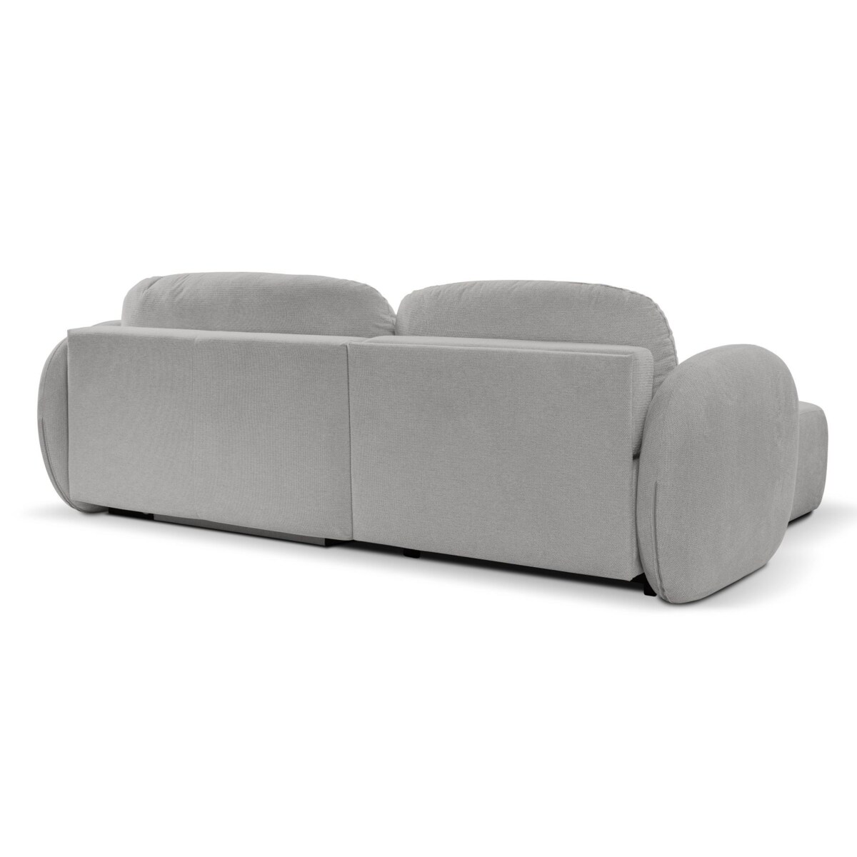 Nowoczesny narożnik rozkładany OLIVIO lewy - jasnoszary