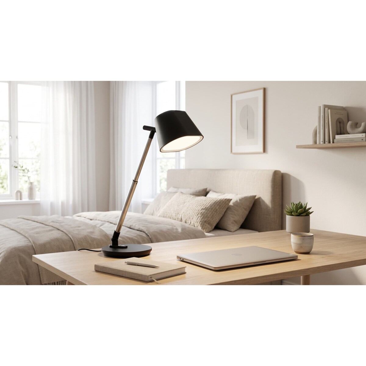 Lampka biurkowa K-BL1527 CZARNY z serii BOLEK