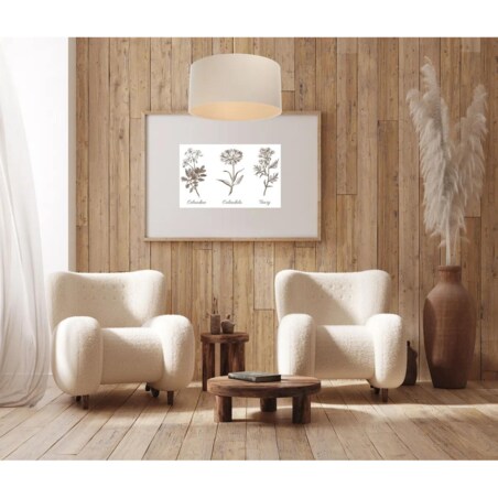 Lampa wisząca BOHO LEN 30 kremowa