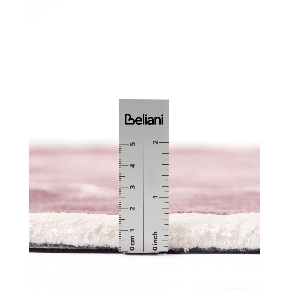 Dywan KANRACH Różowy 200 x 200 cm Wiskoza