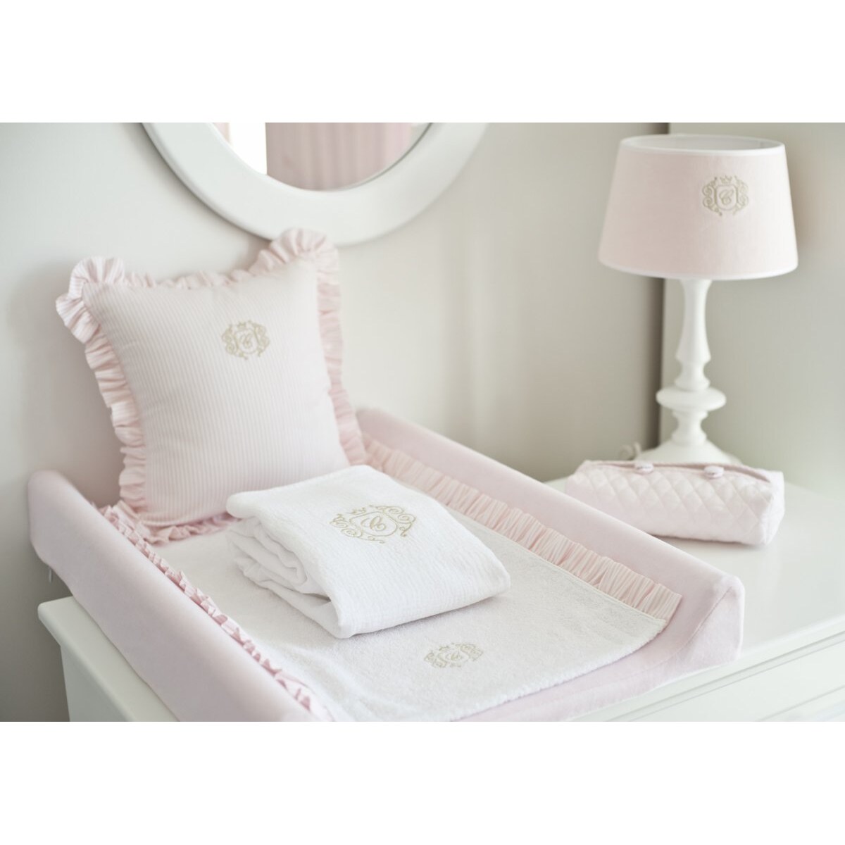 Otulacz Golden Chic biały