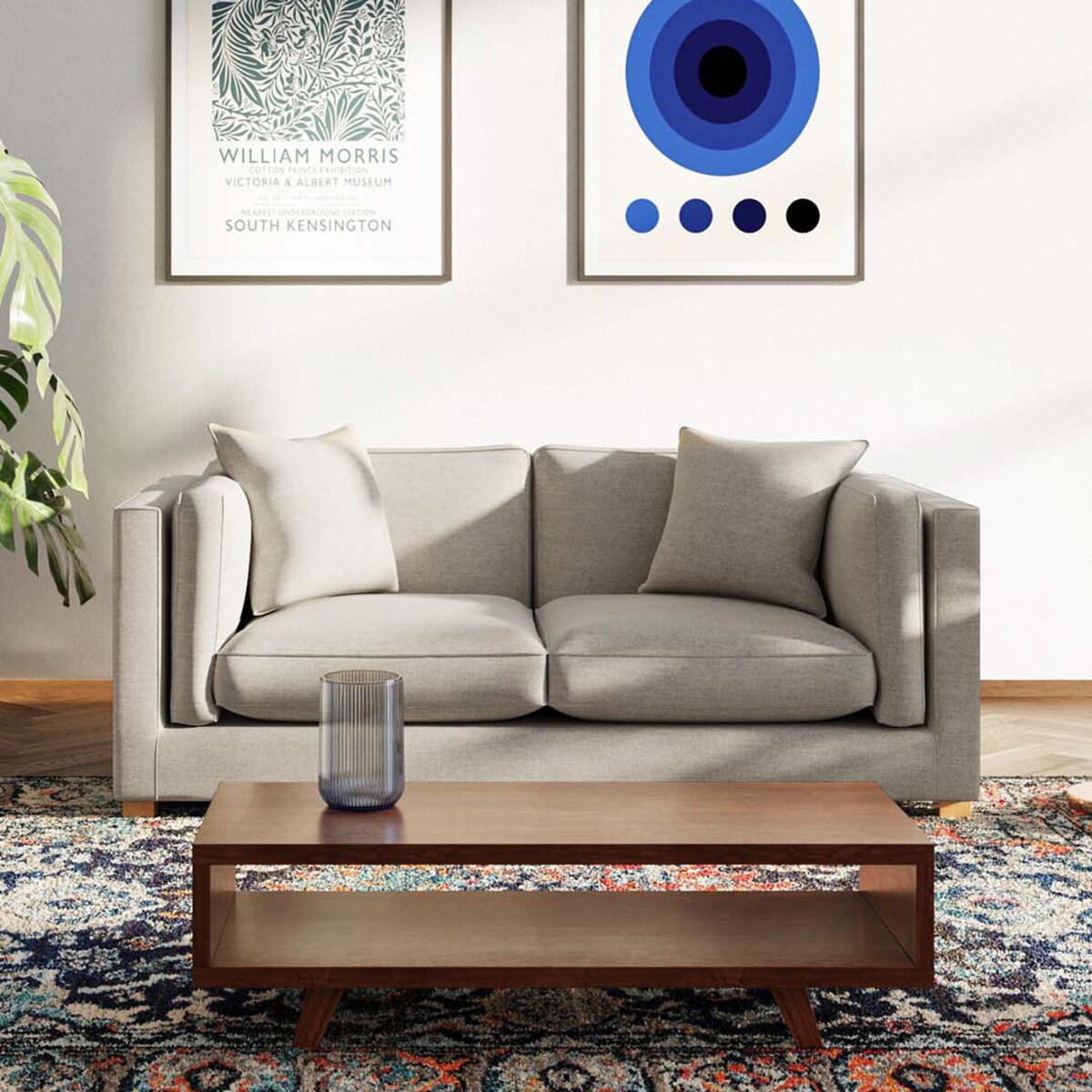 Pomo sofa 2 osobowa Jasnobeżowa