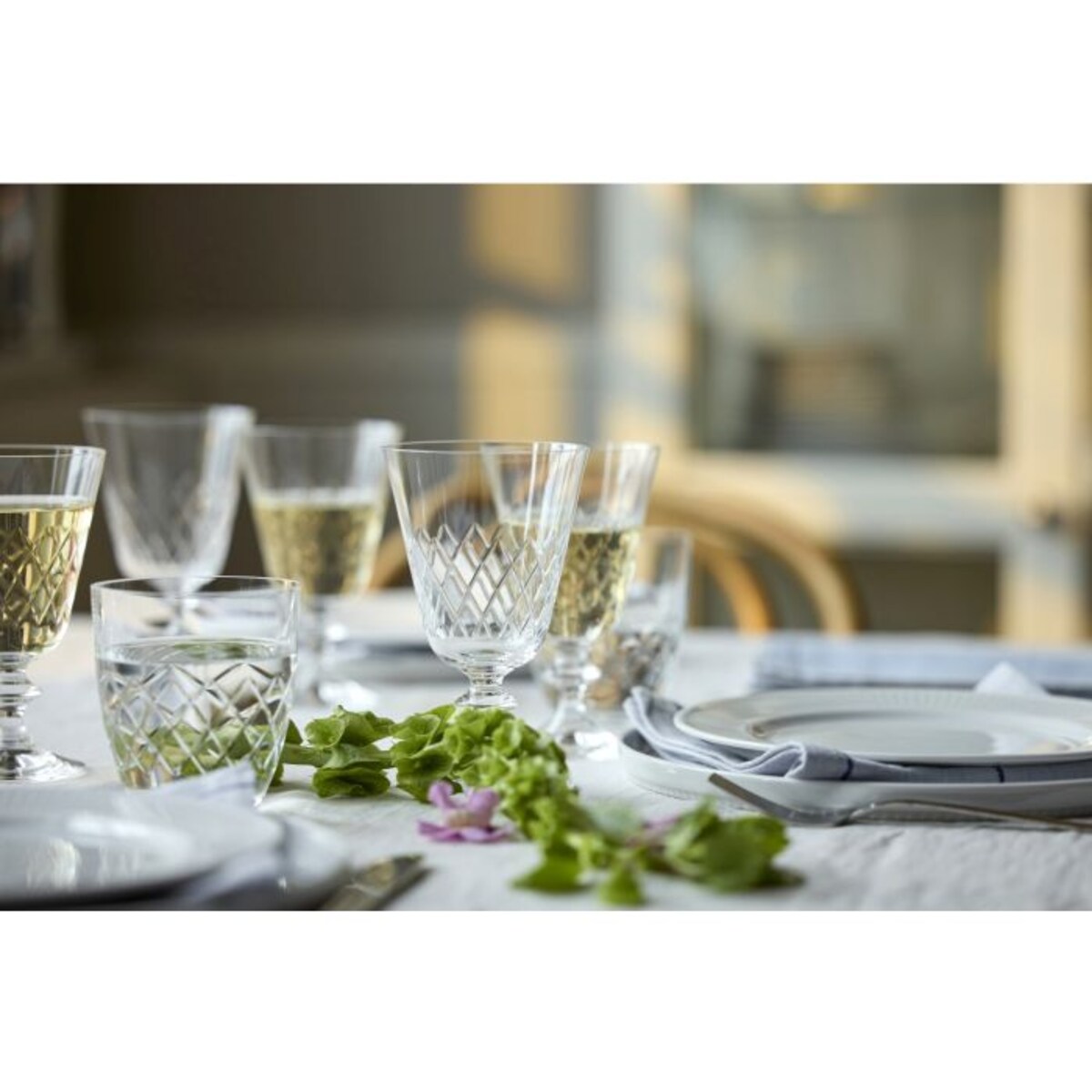 Kieliszki do białego wina ze szkła kryształowego Eaton 230 ml 2 sztuki 36238