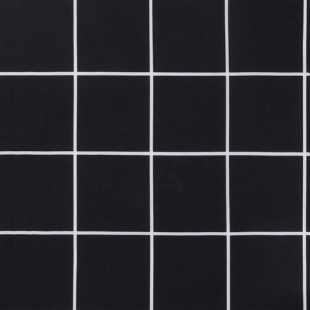 vidaXL Poduszka na paletę, czarna w kratkę, 60x61,5x10 cm